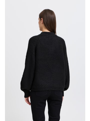 b. young Strickpullover langarm BYOKSANA Loose fit in Black
