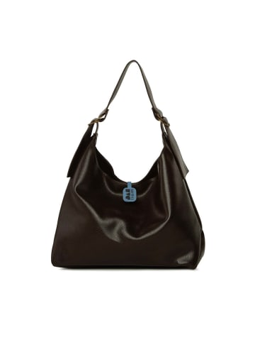 BAGmori Schultertasche in Braun