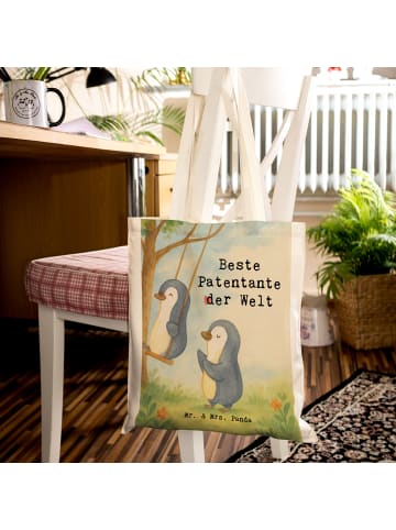 Mr. & Mrs. Panda Schultasche Pinguin Beste Erfindungante der Welt D... in Weiß
