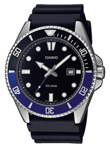 Casio Collection Herren Taucheruhr Schwarz/Blau