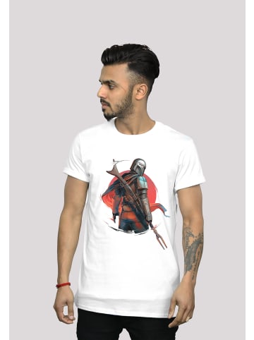 F4NT4STIC T-Shirt Star Wars The Mandalorian Blaster Rifles in weiß