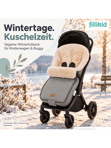 fillikid Winterfußsack Comfort Exclusiv in Grau