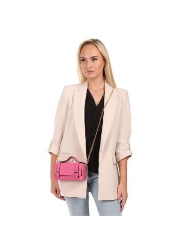 Toscanto Leder Handtasche Toscanto Tasche fuchsia, rosa ca. 19cm