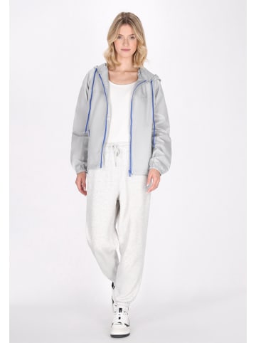 myMO ATHLSR Damen Jacke in Hellgrau Königsblau