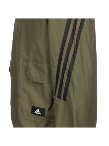 Adidas Sportswear Sweatjacke Future Icons Corduroy in oliv