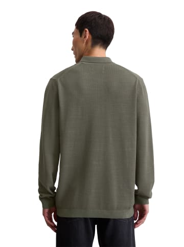 Marc O'Polo Langarm-Poloshirt Piqué regular in Copley Brown