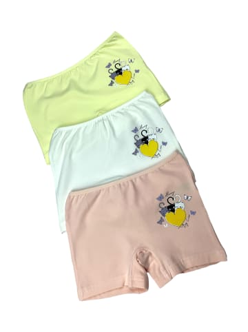 LOREZA 5er Set Pantys - Katzen - Bunt