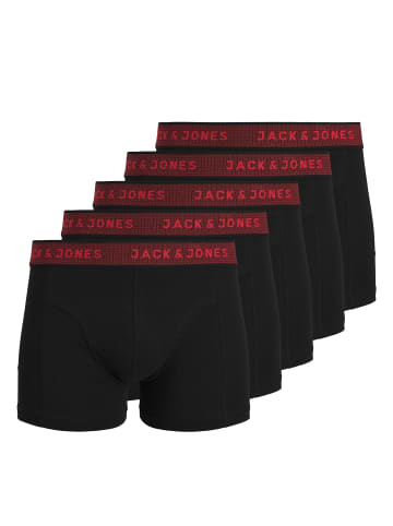 Jack & Jones 5er-Pack Trunks in Fiery Red