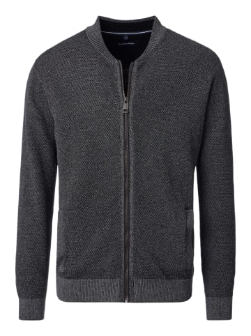 Casa moda Strickjacke Basic in Dunkelgrau