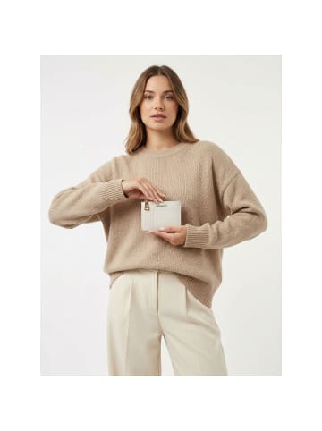 Lazarotti Bologna Leather Schlüsseletui Cardholder Leder 11,5 cm mit Air Tag Fach in cream