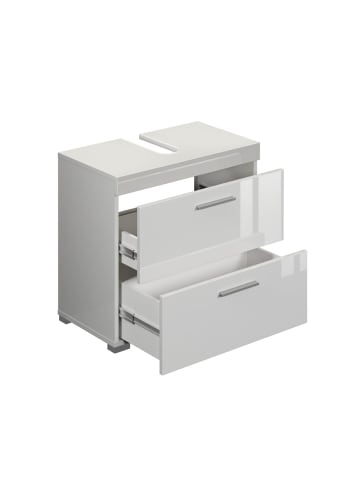 ebuy24 Waschbeckenunterschrank AmandaMandoBea Weiß 60 x 34 cm