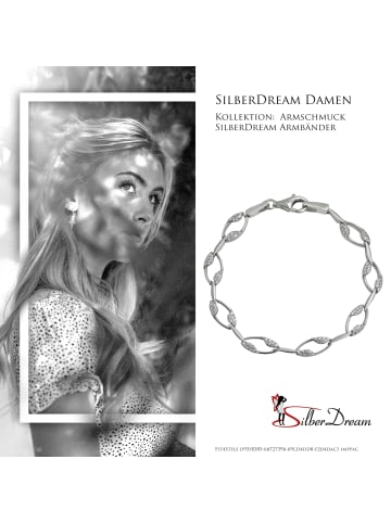 SilberDream 925 Sterling Silber Damen SilberDream Armbänder Ranke ca. 19cm