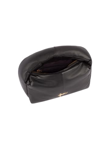 faina Damen Henkeltasche Aus Leder in Schwarz