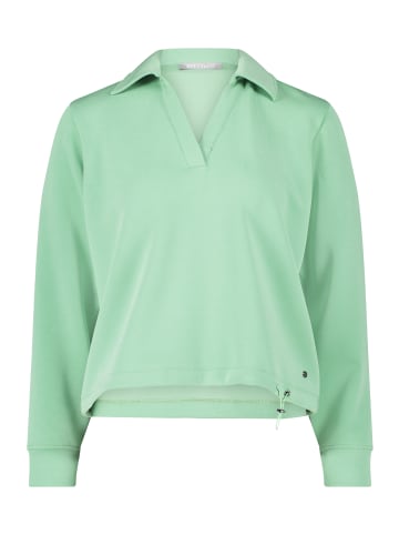 BETTY & CO Sweatshirt mit Kragen in Peppermint