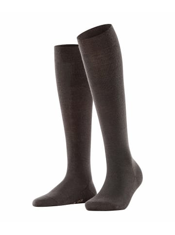 Falke Kniestrümpfe Softmerino in Dark brown