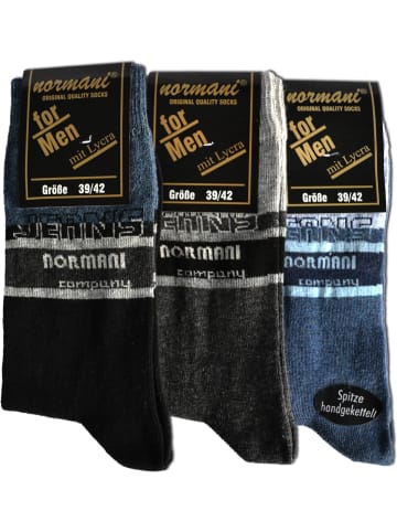 normani 6 Paar Herrensocken Company in Blau