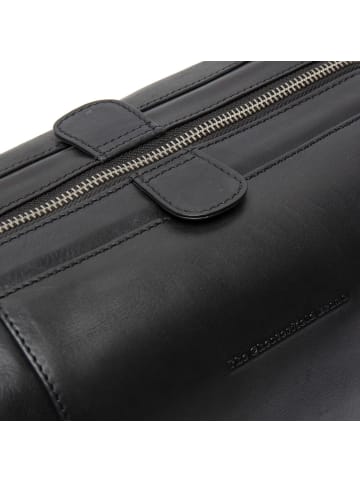 The Chesterfield Brand Biassa Kulturbeutel Leder 28 cm in black