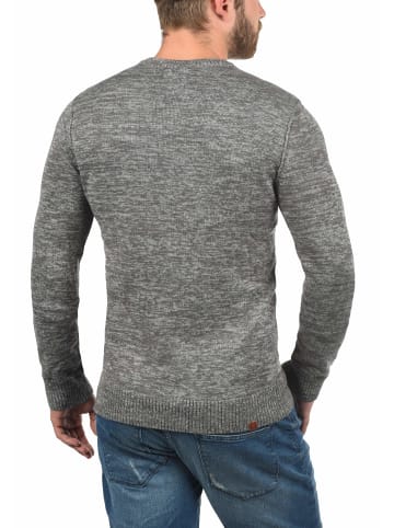 BLEND Strickpullover in grau