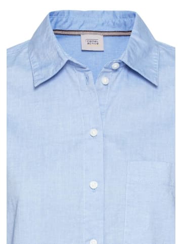 Camel Active Langarmbluse in Light Blue