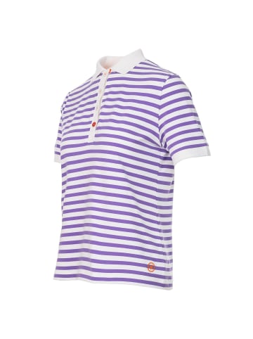 Salzhaut Poloshirt HEIKE in Purple-White