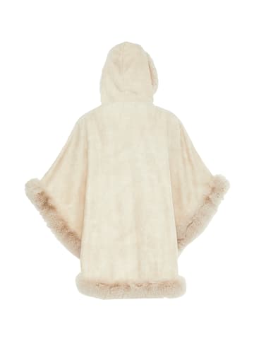 Usha Women Poncho in Beige