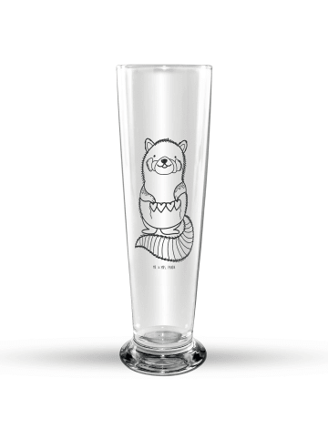 Mr. & Mrs. Panda Bierglas Roter Panda ohne Spruch in Transparent
