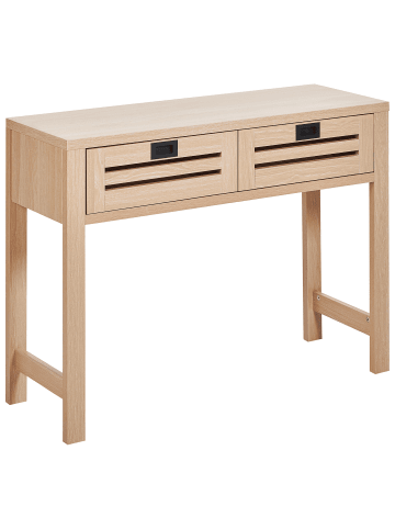 Beliani Konsolentisch RANDA in Braun - (W) 100 x (H) 75 x (L) 35 cm
