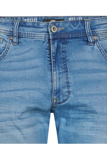 Petrol Industries Regular Tapered Fit Jeans Russel in Blau