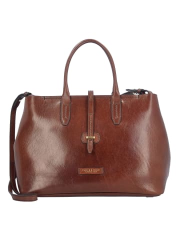 The Bridge Dalston Handtasche Leder 36 cm in marrone