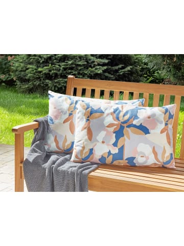 Beliani 2er-Set Gartenkissen VEREZZI in Bunt/Weiß/Blau