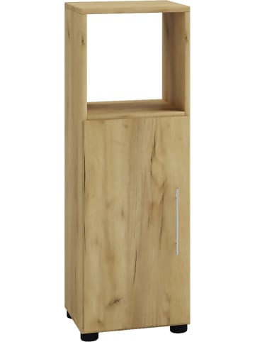 VCM  Holz Badmöbel Midischrank Badschrank Bad Flandu in Honig-Eiche