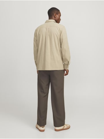 Jack & Jones Overshirt in White Pepper