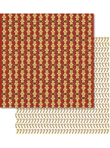 Buntpapierfabrik Ludwig Bähr Scrapbook Paper Premium Glitter 30,5x30,5cm Packung mit 5 Blatt Motiv ...