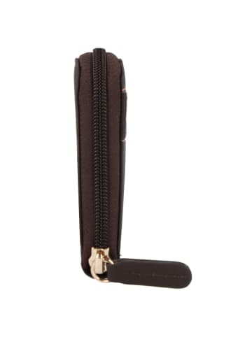 mano Don Leonardo Geldbörse RFID Leder 18 cm in dunkelbraun