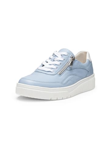 VITAFORM Hirschleder Sneaker in hellblau