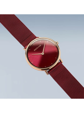 Bering Analoguhr für Damen in rot