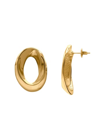 Steel_Art Creolen Damen Lunara goldfarben in goldfarben