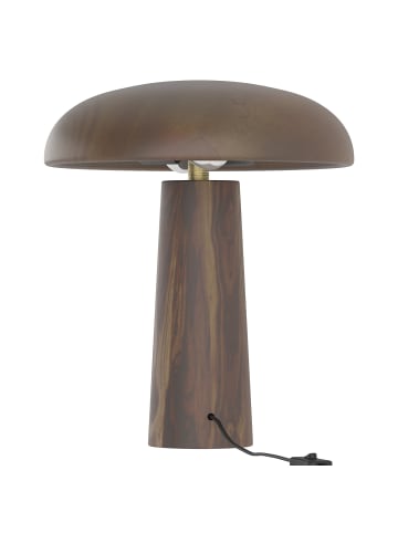 home24 Tischleuchte PRET in Dunkelbraun