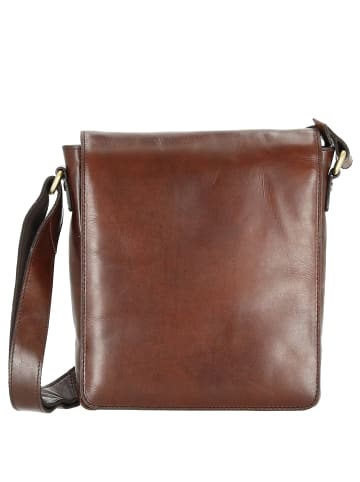 Leonhard Heyden Cambridge - Umhängetasche S Leder 10" 23 cm in cognac