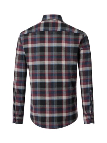 CASAMODA KaroHemd für Herren in anthrazit