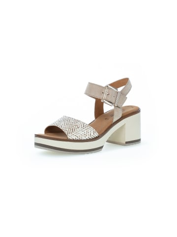 Gabor Fashion Plateau Sandale in Beige