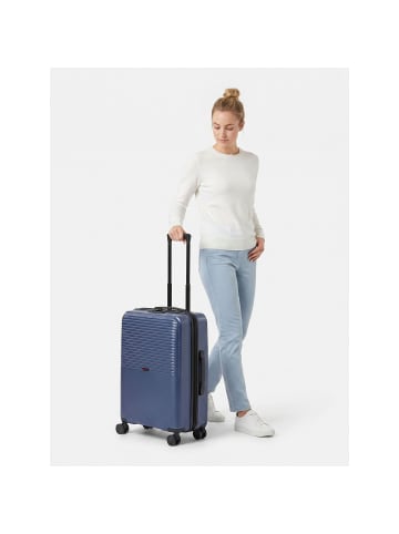 Pack Easy Jet 4 Rollen Trolley M 64 cm mit Dehnfalte navy