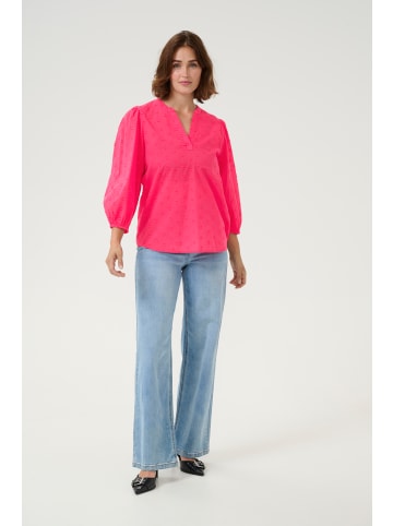 Kaffe Langarm-Bluse KAjollia Regular fit in Raspberry