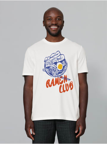 wat? Apparel T-Shirt Ramen Club in Off White