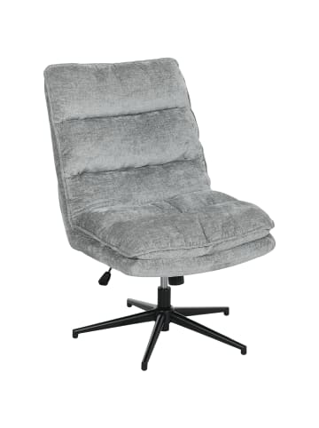 HOMCOM Bürostuhl-63,5L x 81B x 96-102H cm-Grau