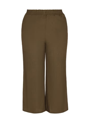Sidona Plus Size Pants in green olive