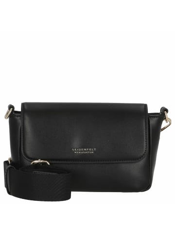 Seidenfelt Tolita - Umhängetasche 22 cm (black/gold) in schwarz gold