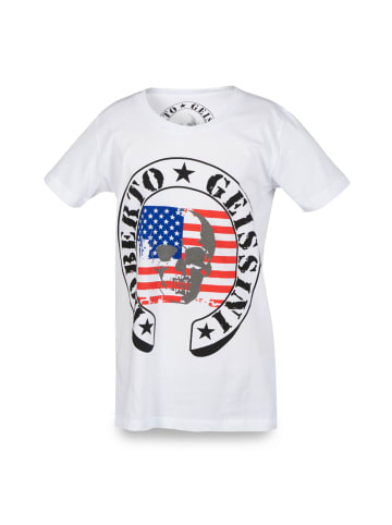 Roberto Geissini Welcome To Miami T-Shirt Weiß