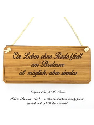Mr. & Mrs. Panda Türschild Radolfzell am Bodensee mit Spruch in Keine Angabe