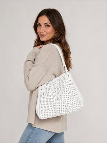 collezione alessandro Schultertasche " Sorrento " in weiß